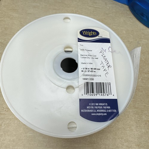 Wrights pleater tape 8 - 3, 7/8”