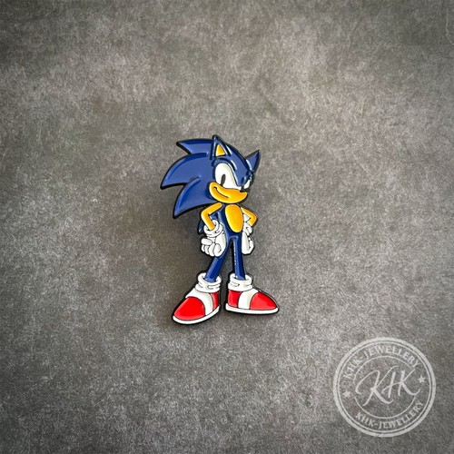 Sonic the hedgehog pin - sonic,