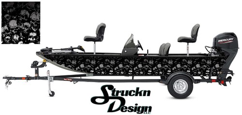 Skulls black white graphic - skulls,