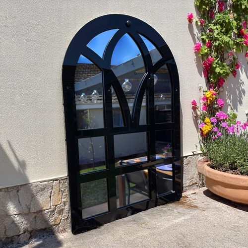 Victorian arch garden mirror - arch,