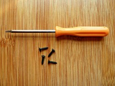 Steve Neville Alarm Non-Slotted Black & Stainless Torx Screws & Torx Screwdriver