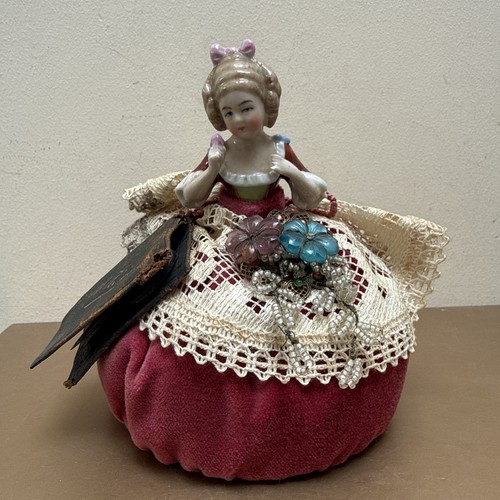 Pin cushion porcelain - pin,