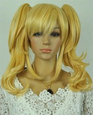 Blonde Wavy Medium Pigtail