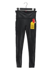 Spanx Women's Leggings UK 12 Black Nylon with Elastane Full length