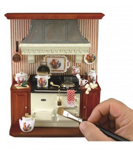Dolls house cream - house,