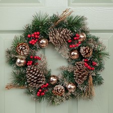 40cm Hanging Christmas Wreath