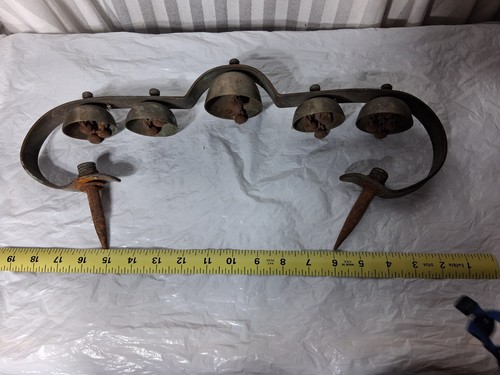 Antique brass horse harness - brass,