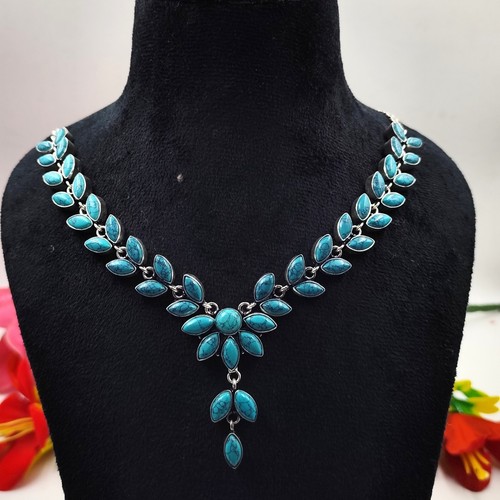 Blue turquoise gemstone - blue,
