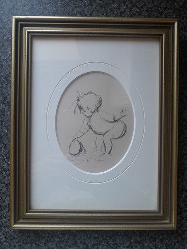 Lithograph dowd 1936 baby - dowd,