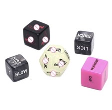 5 X Adult Love Dice Glow Sex Dice Position Dice Love Game Toy Couple Foreplay