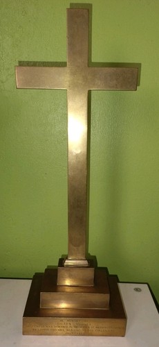Methodist brass altar - altar, cross