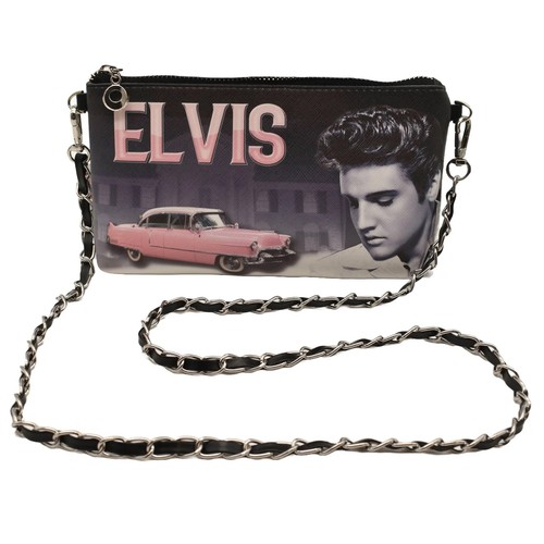 Elvis purse sling - elvis, pink