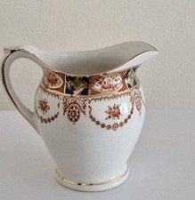 Antique Victorian English milk jug .Hand Painted Floral 581 c.1900