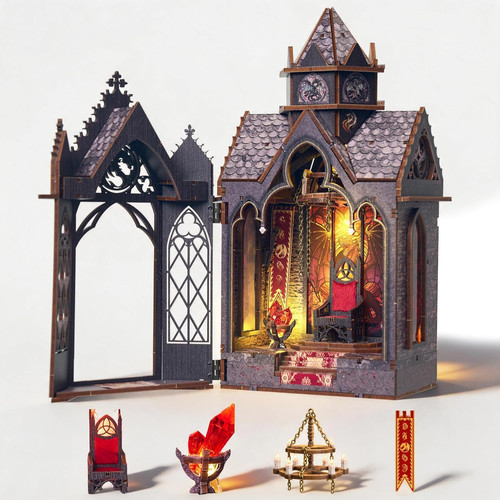 Diy book nook kit gothic - diy,