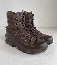 British Army Issue Altberg Defender Combat Boots Mens Size 11M Brown Military