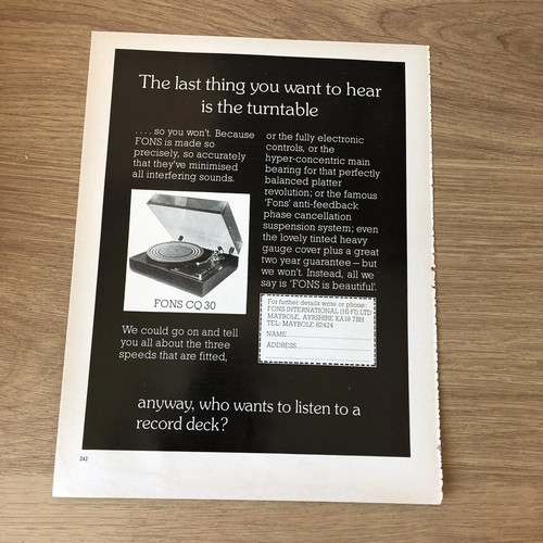 Hifis13 magazine advert - advert, 11x8