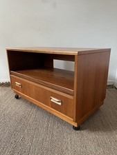 Teak G Plan Fresco TV Entertainment Media Stand Cabinet Retro Mid Century
