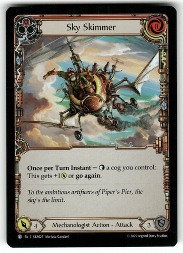 Sky skimmer common - skimmer, (red)