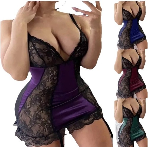 Women mini dress lace babydoll - women,