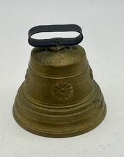 Vintage Cow Bell Height 6cm Cast Brass (pre-owned)