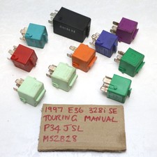 BMW E36 TOURING ENGINE BAY FUSE BOX RELAY SET