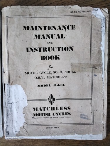 Matchless motor cycles solo - cycles,