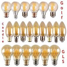 2W 4W 6W Vintage Filament LED Edison Bulb Decorative Amber Light B22 E27 E14 A+