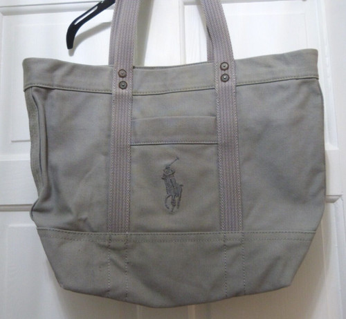 Grey canvas polo ralph lauren - polo,