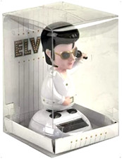Elvis presley  Puckator FF45 Novelty Elvis Solar Figurine, 6 x 5 x 10 cm