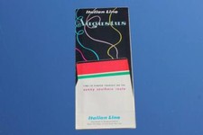 ITALIAN LINE AUGUSTUS FOLD OUT