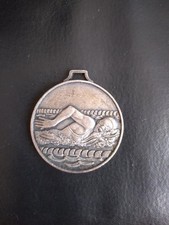 Swimming metal medal - swimming, medal,