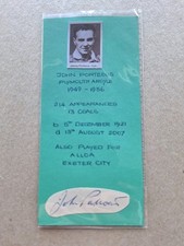 JOHNNY PORTEOUS PLYMOUTH
