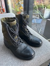 Baltes German Army Jungle Boot UK9/Eu43 Black Leather & Canvas Army Surplus