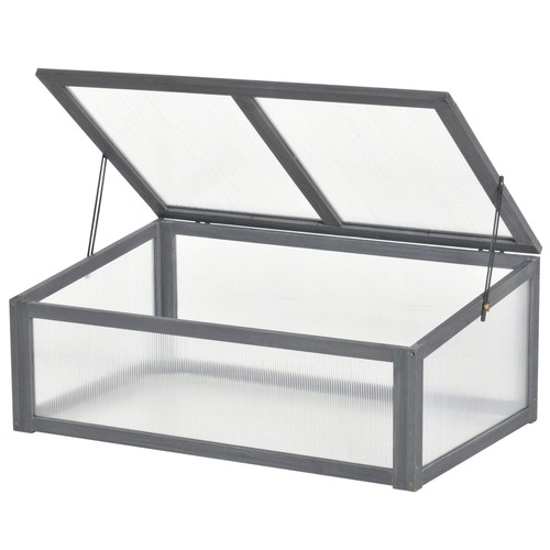 Outsunny wooden cold frame - cold,