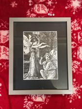 Rare FRAMED ART PRINT ,fantasy