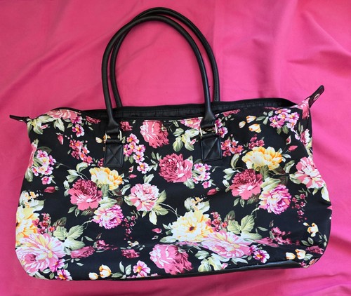 Large floral tote bag - floral,