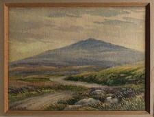 Antique painting watercolour - painting,
