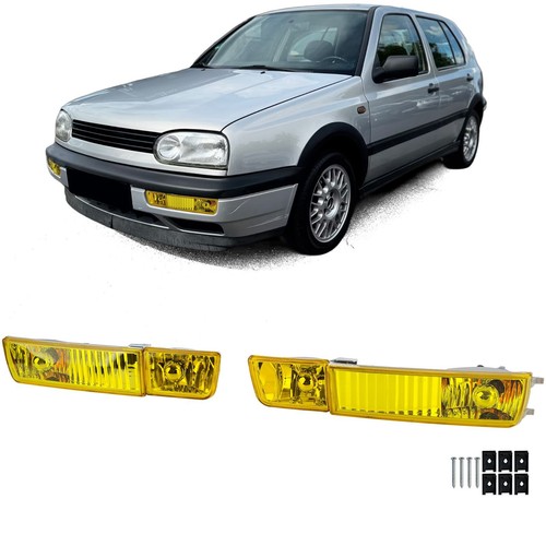 Yellow fog lights indicators - fog,
