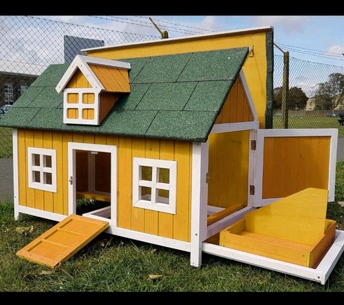 Chicken coop run hen house - run,
