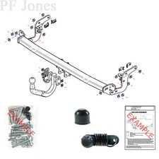 Tow-Trust Towbar for Peugeot 2008 SUV 2013-2020 - Swan Neck Tow Bar