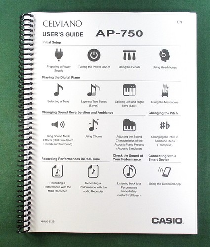 Casio celviano 750 - celviano, ap-750