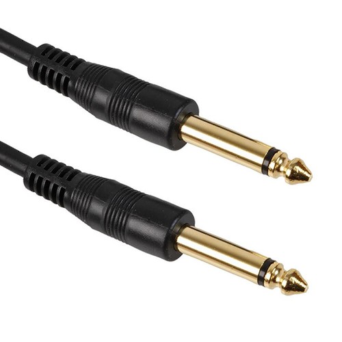 35mm mono guitar lead - 6.35mm,