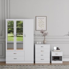 3 Piece White Bedroom