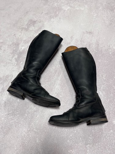 Petrie leather tall riding - leather,