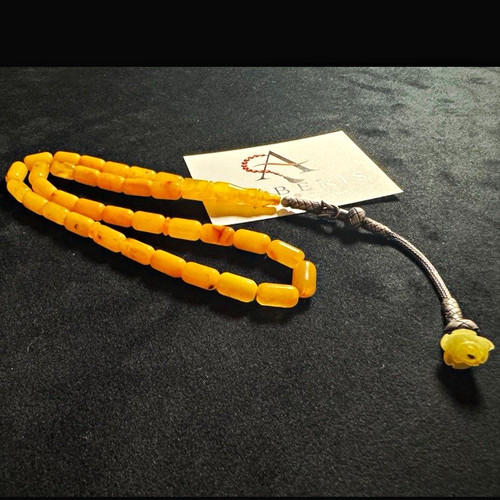 Vintage amber prayer beads
