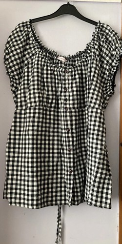Glamorosa black white checked - glamorosa, black/white
