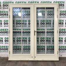Flush timber french doors - flush,