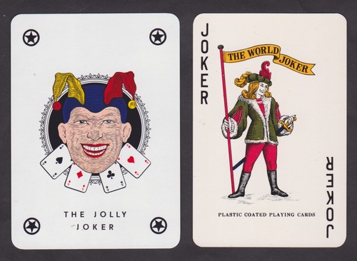 Jokers single playing cards - playing,