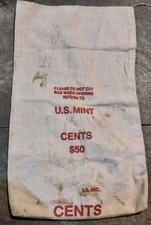 Vintage US MINT Canvas Bank