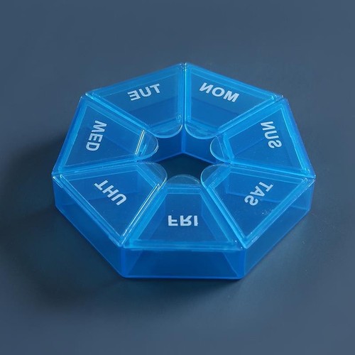Weekly daily pill box - pill,